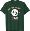 Dutch Rabbit Dad T-Shirt in Dark Green