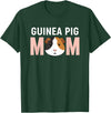 Cavy Mom Designs FarmAnimal Guinea Pig Mom Cavy Owner Mom Design T-Shirt - Dark Green