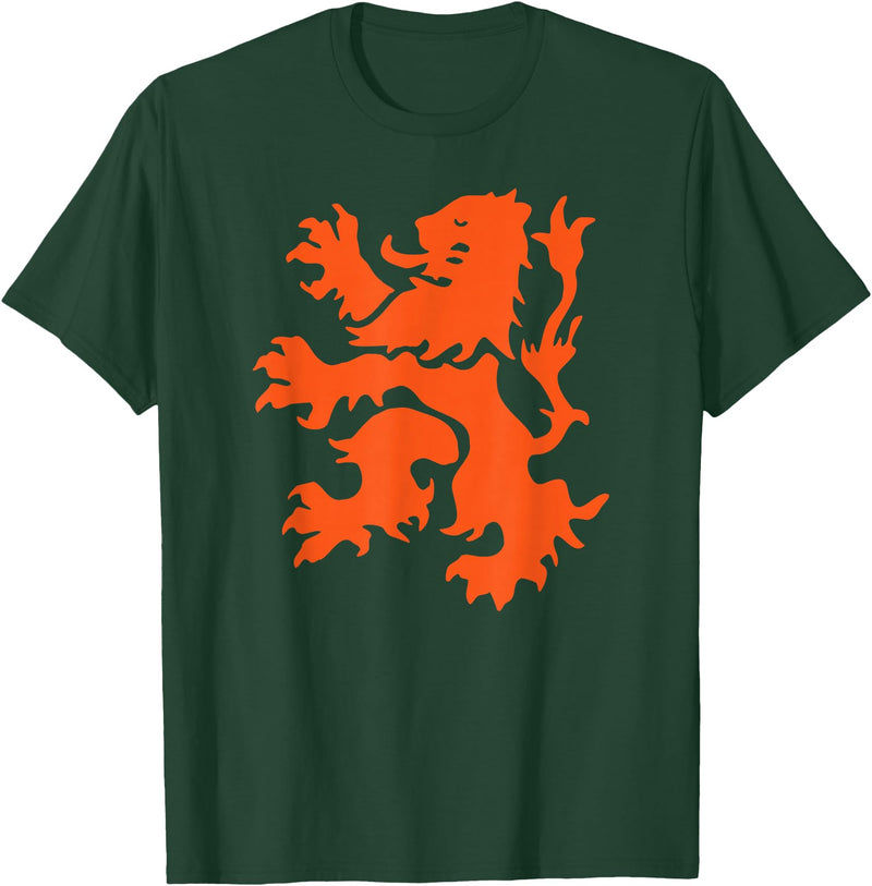 Dutch Lion Rampant T-Shirt - Dark Green