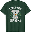 Mothers Day Stuff for Mom from Daughter or Son Koalafied Grandma Koala Bear Sunflower Floral Mothers Day T-Shirt - Dark Green
