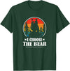 MeToo Angry Radical Feminist Gift Shirts & Hoodies Womens Retro Vintage This Is Why I Choose The Bear T-Shirt - Dark Green