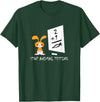 Cute Rabbit Bunny Stop Animal Testing Funny Kawaii T-Shirt in Dark Green