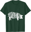 Capitalism Co Capitalist Pig - Fun Novelty Tshirt for Entrepreneurs T-Shirt - Dark Green