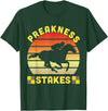 Preakness Stakes Horse Racing Derby Day Apparel Preakness Stakes Retro Horse Racing, Men Women Kids Jockey T-Shirt - Dark Green