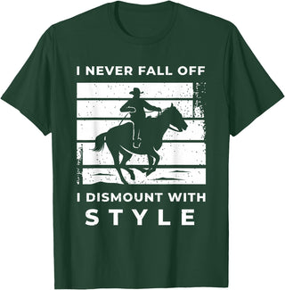 Funny Horse Quote Shirts And Equestrian Gifts Funny Horse Quote Outfit For A Lover Of Horse T-Shirt - Dark Green