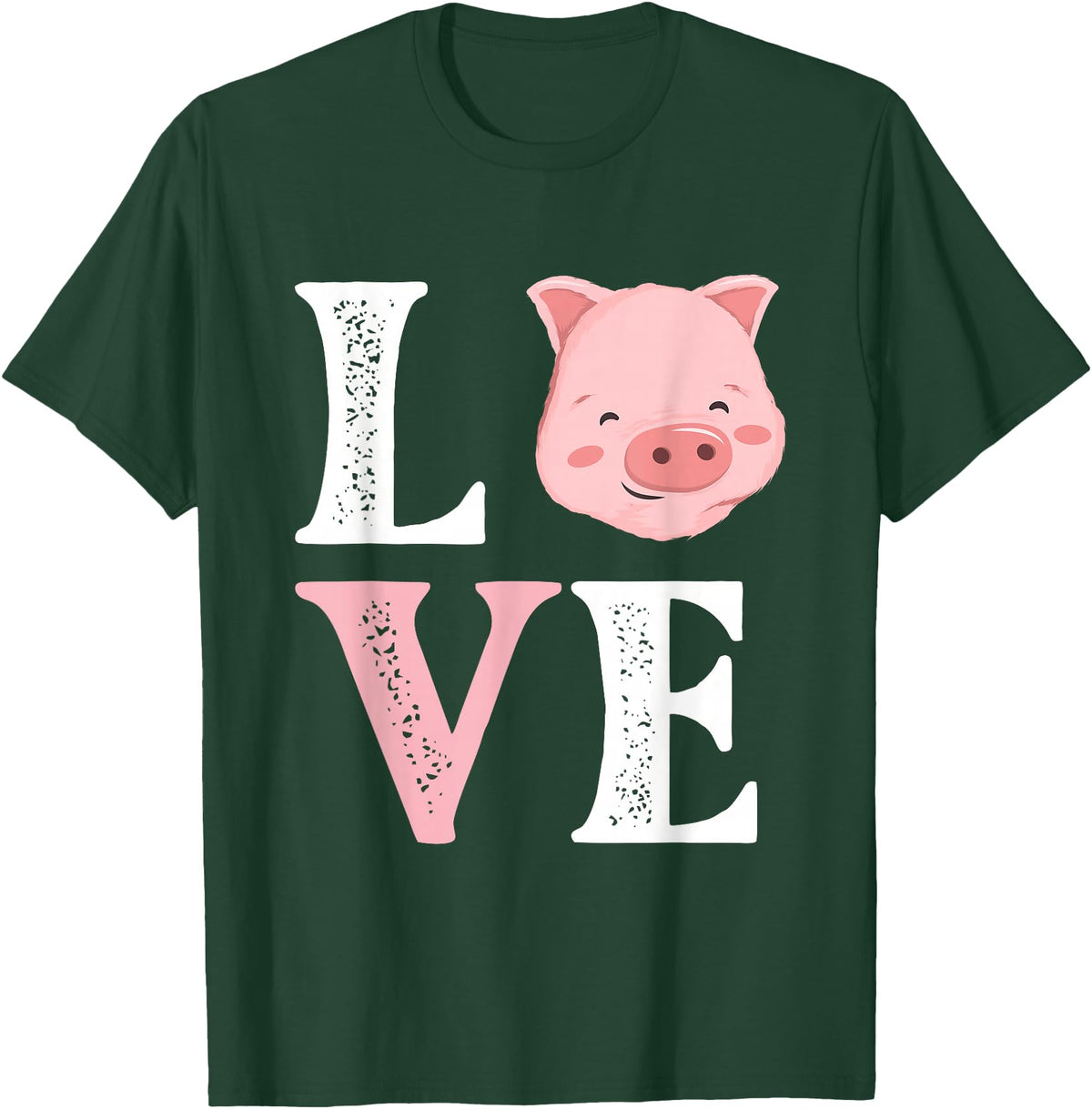 Funny Pig Lover Shirts Love Pigs - Pig Lover Pig Farming Piglet Farmer Farm Animal T-Shirt - Dark Green