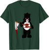 Jujubella Angry Bear Scare Bear Teddy Bear No Kids T-shirt T-Shirt - Dark Green