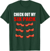 Check Out My Six Pack Bacon Gymer Bodybuilding Watch My Sixpack Funny Bacon Gymer Bodybuilding T-Shirt - Dark Green