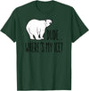 Polar Bears Against Climate Change Climate Change Polar Bear Environmentalist Gift T-Shirt - Dark Green