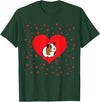 Guinea Pig Accessories & Shirts Guinea Pig Valentine's Day Shirt - Funny Guinea Pig Tshirt T-Shirt - Dark Green