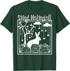 St Melangell Hares Rabbit Owner Catholic T-Shirt in Dark Green