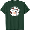 Math Science and Engineering Nerds Assume a Spherical Cow Funny Physics Shirt T-Shirt - Dark Green