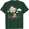 Cute Bearly Wait Baby Shower Bear Matching Family Abuela We Can Bearly Wait Baby Shower Bear Family Matching T-Shirt - Dark Green