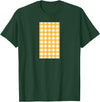 Buffalo Plaid and Checkered Squares Yellow Checkered Square Buffalo Plaid T-Shirt - Dark Green