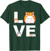 Hamster Love Cute Hamsters Shirt Animal Toys Pets Lovers T-Shirt - Dark Green