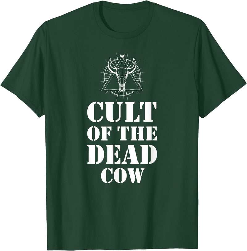 Cult Of The Dead Cow Tee Cult Of The Dead Cow Shirt T-Shirt - Dark Green