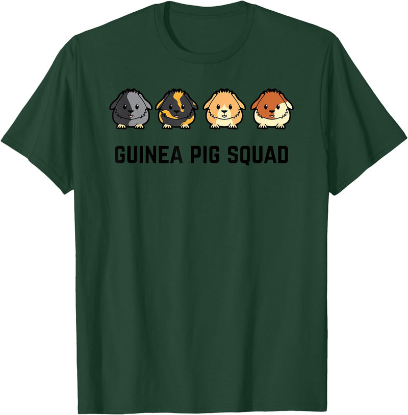 Funny Sarcastic Ironic Quotes & Sayings Cute Cavy Guinea Pig Rodent Team Squad T-Shirt - Dark Green