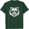 poppy Bear Family Apparel Poppy Bear Face with Sunglasses T-Shirt - Dark Green
