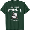 Animal Shirt Gifts for Birthday My Spirit Animal is A Panda Panda Bear SHIRTAnimal Lover Tee T-Shirt - Dark Green