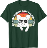 Pot Belly Pig by AKH Pot Belly Pig, The Best Humans Have Pot Belly Pigs T-Shirt - Dark Green