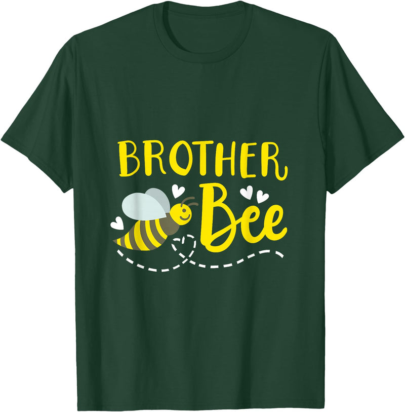 Happy Bee Day Birthday Party Matching Family Gifts Brother Bee Cute Beekeeping Birthday Party Matching Family T-Shirt - Dark