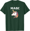 Mens Bear Gay Masc Man LGBTQ Bear Cub Masculine Mens Gay Unicorn Gay Masc Man Bear Cub Masculine Gay Pride T-Shirt - Dark Green