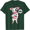 Funny Cow Lover & Owner Gift Ideas Cow Farmer Kids Boys Girls Womens T-Shirt - Dark Green