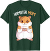 Women's Hamster Mom Hammy Girls T-Shirt - Dark Green