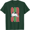 Cute Rabbits Lover Bunny Graphic T-Shirt in Dark Green