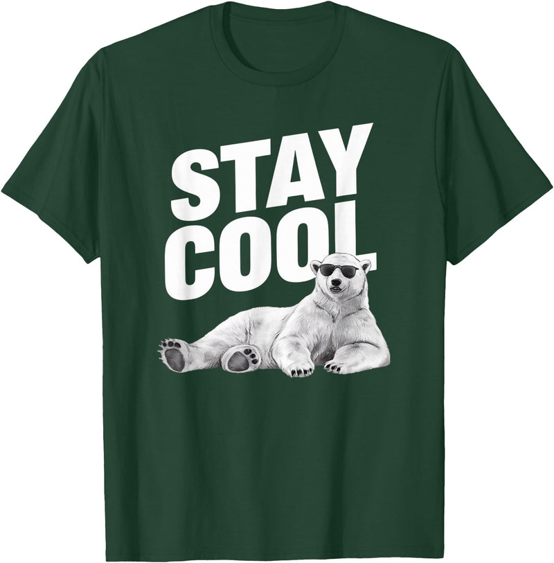 Tennessee Merchant Stay Cool Polar Bear T-Shirt - Dark Green
