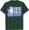 Save Our Cuddly Snow BEars Ice Ice Baby Polar Bears T-Shirt - Dark Green