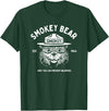 Giant Step Design Co. Vintage Smokey Bear Logo Only You Can Prevent Wildfires T-Shirt - Dark Green