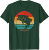 Fishing Accessories & Clothing Gifts Women Men Fish Retro Style Vintage T-Shirt - Dark Green