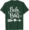 Funny Mama Bear Family Matching Gifts Clothing DJ Baby Bear T-Shirt - Dark Green