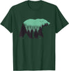 Grizzly Bear - Outdoor Apparel Bear Forest Nature Grizzly Hiking Outdoor Hunting Gift T-Shirt - Dark Green