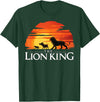 Disney Lion King Sunset T-Shirt - Dark Green