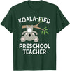 Preschool Teacher Gifts and Apparel Cute Koala Preschool Teacher T-Shirt Funny Pun Gift T-Shirt - Dark Green