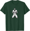 Jay Moe Design Bear, Pride, Gay Pride, Bear Pride Flag, Gay, Rainbow Flag T-Shirt - Dark Green