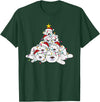 Funny Animals For The Holidays Polar Bear Christmas Tree Funny Animal Christmas Polar Bears T-Shirt - Dark Green