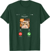 Hamster Calls Funny Phone for Hamster Owners, Animal Lovers T-Shirt - Dark Green