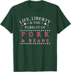 Official Get Hopped Apparel Funny Pork and Beans Shirt - Novelty Gift T-Shirt - Dark Green