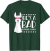 Llama - Alpaca Funny Designs Alpaca Fan Design Funny She's A Bad Grandma Llama For Women T-Shirt - Dark Green