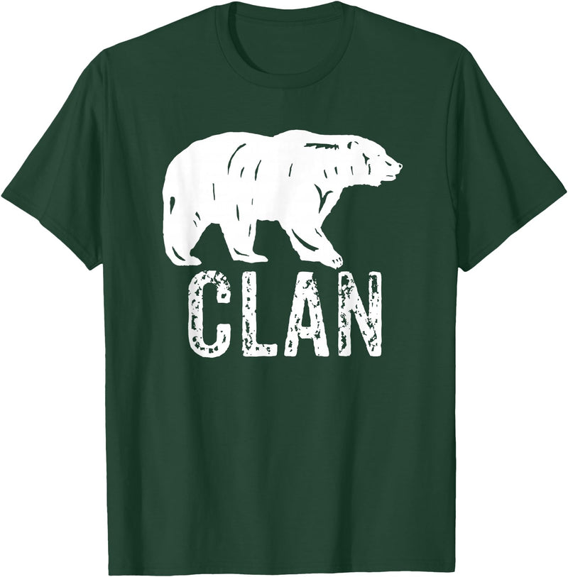 Bear Clan Founding Fathers Clothing Apparel Bear Clan Native American Pride Founding Fathers Tribe T-Shirt - Dark Green