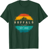 BASBO City of Buffalo New York T-Shirt - Dark Green