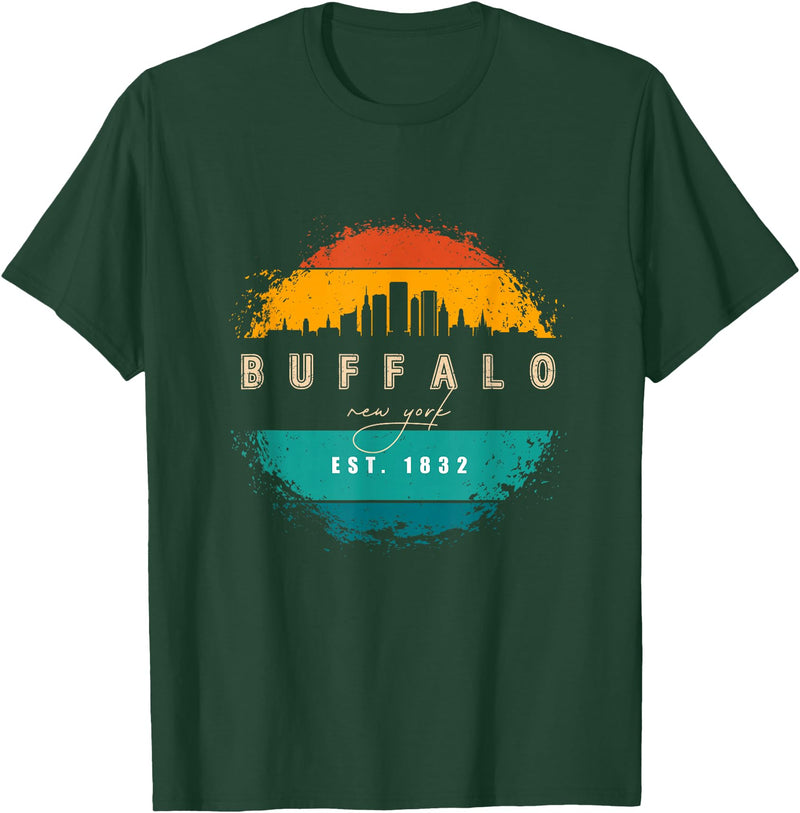 BASBO City of Buffalo New York T-Shirt - Dark Green