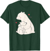 Sassy Southern Charm & Grace Cute & Unique Polar Bear Mama & Baby Cub Love T-Shirt & Gift T-Shirt - Dark Green