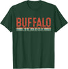 USAClassicTeez Buffalo New York Retro Vintage Gift T-Shirt - Dark Green