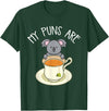 My Puns Are Koala Tea Koala Lover Gift T-Shirt - Dark Green