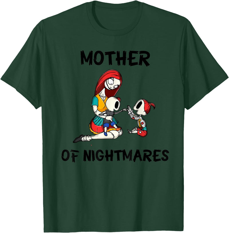Mom Shirts Mother of Nightmares Graphic T-Shirt - Dark Green