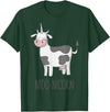 Awesome Cow Unicorn Shirts Moonicorn Funny Cow Unicorn T Shirt for Kids and Adults T-Shirt - Dark Green